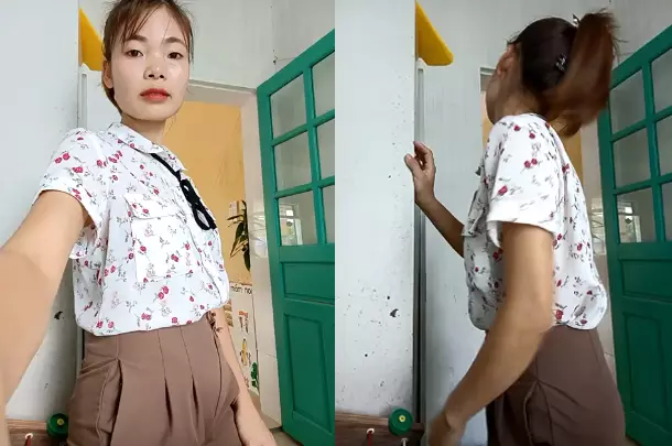 Lút cán khiến lồn em sướng co bóp bên trong